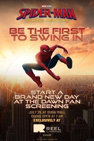 Spider Man: Brand New Day- Dawn Screening poster